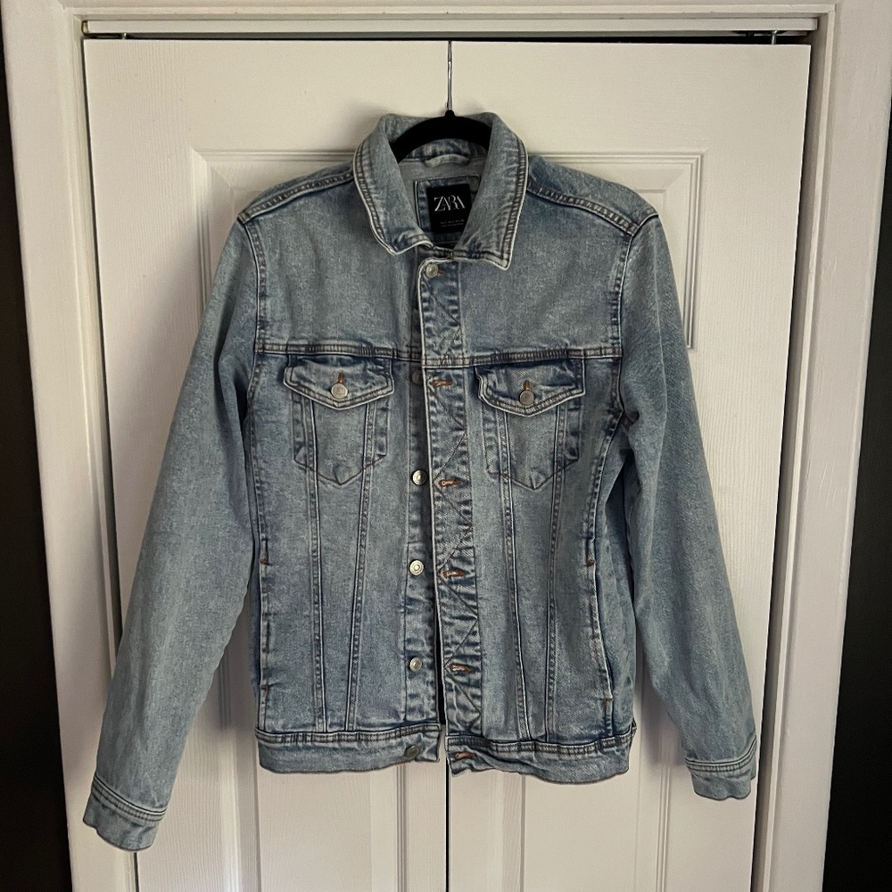 Zara oversized denim jacket